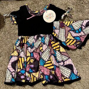 Charlie's Project Nightmare Before Christmas Sally Dress with bloomers 2t
